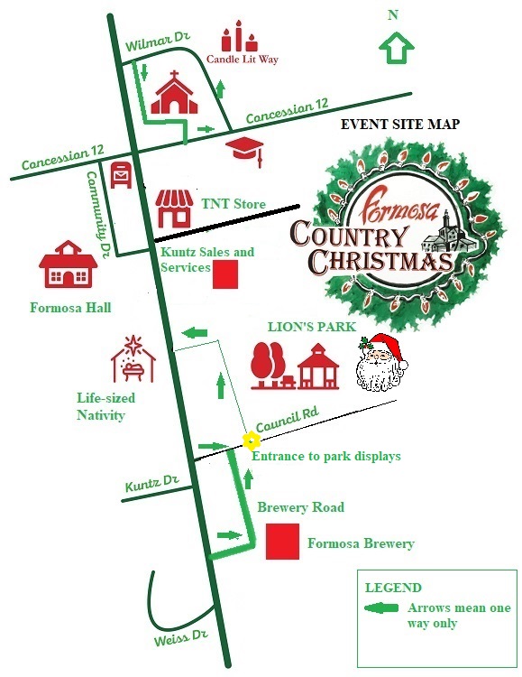 Hamlet of Formosa Site Map